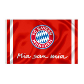 FC Bayern München vlaglogo Mia San Mia 90 x 150 cm